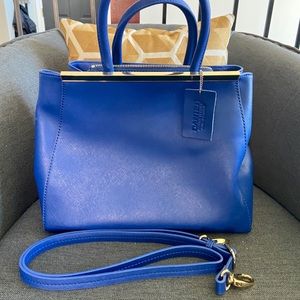 Cobalt Blue Genuine Cow Leather Danier Purse